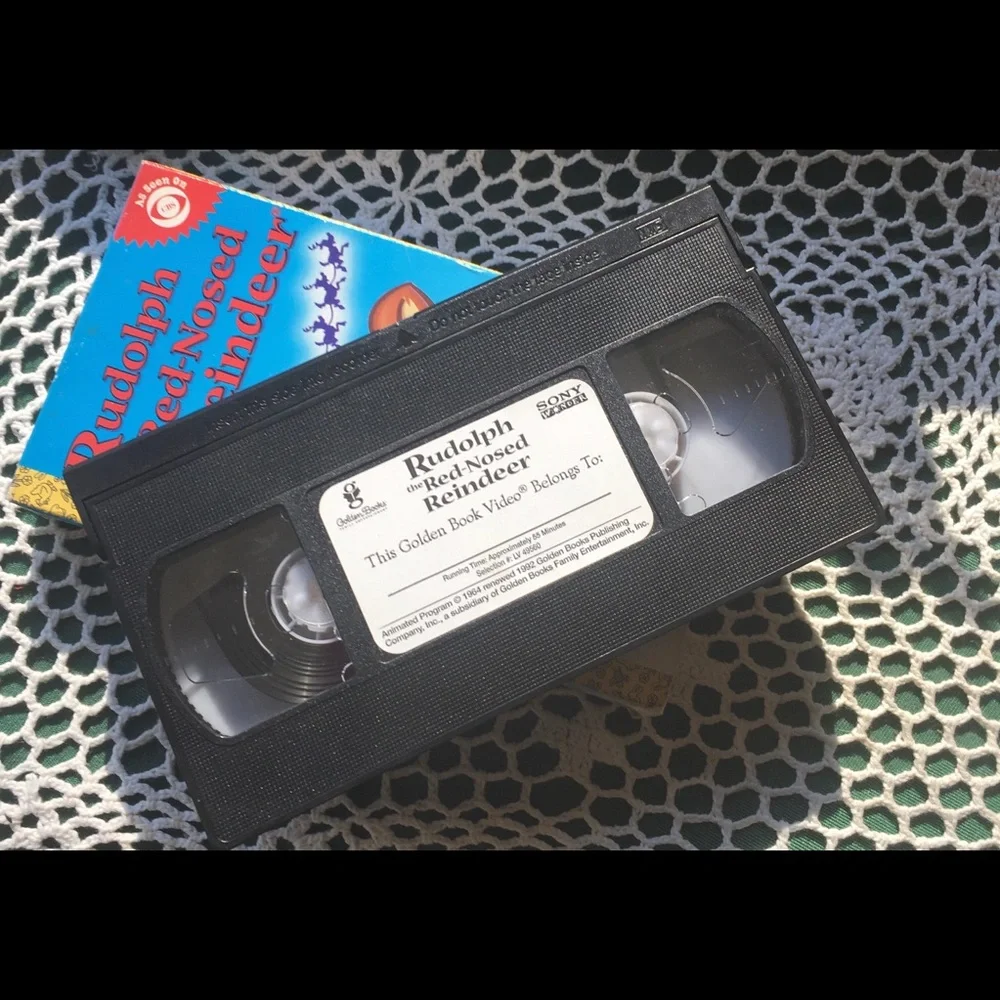 Rudolph the Red Nose Reindeer VHS Classic Cartoon Movie as seen on TV video